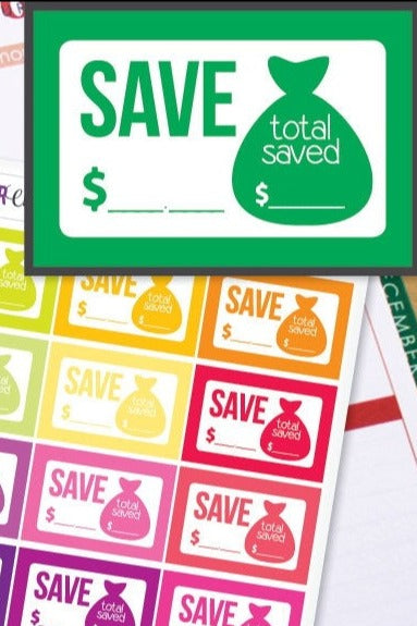 Planner Stickers Erin Condren Life Planner (Eclp) - 40 Bill Due Budget  Tracker Money Stickers (#6027)