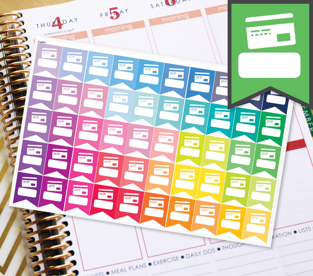 Blank Quarter Boxes Planner Stickers Erin Condren Life Planner (ECLP) - 40  Appointment Stickers (#6045)